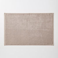 インド綿タオル地バスマット 5色組 1セット（5色各1パック×3：計15個）