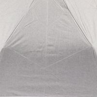 幾何学模様刺しゅうミニ日傘 グレー studio CLIP