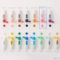 ぺんてる エフ水彩 ポリチューブ入り 単色 12ml ももいろ 絵の具 1個 WFCT15