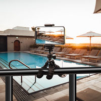 PGA スマホスタンド フレキシブル三脚 PG-FXATP01BK 1個（直送品）