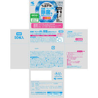 ウェットティッシュ　除菌シート ウィルテクト 高濃度アルコール除菌＆ふき取りウェットシート 詰め替え 50枚入り 小林製薬