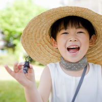 大作商事 【暑さ対策】ネッククーラー 冷感持続20時間 マジクール kids(子供用) 水玉グレー MCFT6-DGS 1個（直送品）