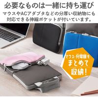エレコム インナーバッグ/ハンドル付/ポケット付/11.6inch/ブラック BM-IBHPTV11BK 1個