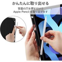 iPad Air (M2) 11インチ/第5世代 ケース レザー 手帳型 2アングル TBWA20WVSABK エレコム 1個