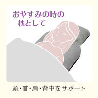 西川 円背対応クッション（寝姿勢・座位用） 2455-10029 1個（直送品）