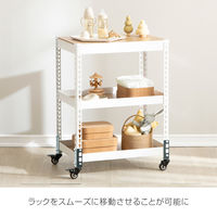 ドリームウェア メタル&ウッドラック 専用キャスター小 ベアリング内蔵 4個セット MK-PCA1 1セット(4個入)（直送品）