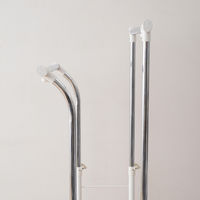 YAMAZEN 伸縮ハンガー ダブル オフホワイト YBH-WCS(OW)D 1台（直送品）