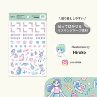 リヒトラブ リヒトmyfa推し活ライフログデコレーションシールクリエイターコラボヒロコ Y3001-2 1セット(1枚×5)（直送品）