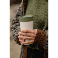 アイティインターナショナル 水筒 約 340ml CircularCup SDGs グリーン 422587 1個（直送品）