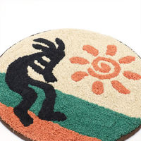 トモ・コーポレーション 玄関マット 40×40cm 室内 ココペリサン 428150 1個（直送品）