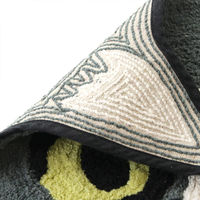 トモ・コーポレーション 玄関マット 42×47cm 室内 ねこ フェイス ハチワレねこ 428155 1個（直送品）