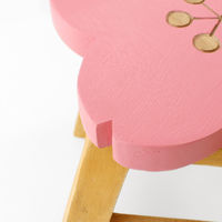 トモ・コーポレーション スツール 座面高25~26cm サクラ 天然木 433212 1個（直送品）