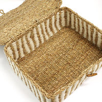 トモ・コーポレーション かご レクタングル ふた付き ストレージ M L 2個組 477903 1個（直送品）