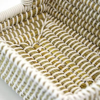 トモ・コーポレーション かご レクタングルバスケット S M L 3個組 477906 1個（直送品）