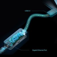 TP-LINK パソコンアクセサリー USB3.0 ギガビット有線LANアダプター UE306 JP