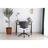 【軒先渡し】東馬 TMレイド ワークチェア チャコールグレー 54687220 1台（直送品）