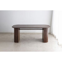【軒先渡し】東馬 UP ロペス ダイニングテーブル 幅1800×奥行800×高さ720mm ダークブラウン 54689670 1台（直送品）