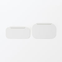 無印良品 吊るしても使える 薄型収納ケース用フタ 奥行１５ｃｍ 約幅２６×奥行１６．５×高さ２ｃｍ 良品計画