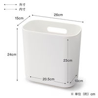 無印良品 吊るしても使える 薄型収納ケース 奥行１５ｃｍ 約幅２６×奥行１５×高さ２４ｃｍ 良品計画