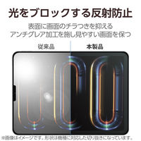 エレコム 11インチ iPad Pro(M4) フィルム ケント紙タイプ アンチグレア TB-A25PMFLAPLL 1個