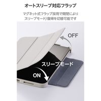 エレコム iPad mini ケース 8.3インチ(A17 Pro) 2アングル 耐衝撃 TB-A25SWVFCGB 1個