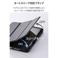 エレコム iPad mini ケース 8.3インチ(A17 Pro) TB-A25SSABK 1個