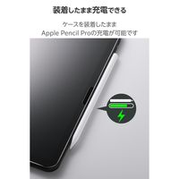エレコム iPad Air ケース 11インチ(M3/M2) 耐衝撃 背面クリア TB-A25MTSLOBK 1個