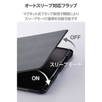 エレコム iPad Pro ケース 11インチ (M4) 360度回転 ブラック TB-A25PMMG360BK 1個