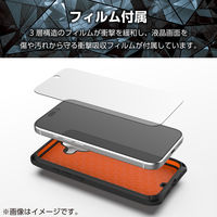 iPhone17 ケース ハイブリッド D3O(R) 超衝撃保護 ブラック PM-A25AZEROD3BK エレコム 1個（直送品）