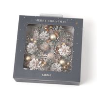 クリスマス　ドライリース(23cm) ナチュラル LAKOLE/ラコレ