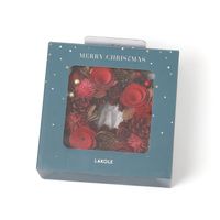 クリスマス　ドライリース(18cm) レッド LAKOLE/ラコレ