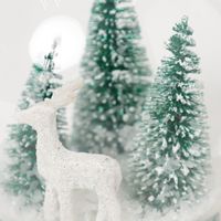 クリスマス　LEDガラスドームオーナメント(M) LAKOLE/ラコレ