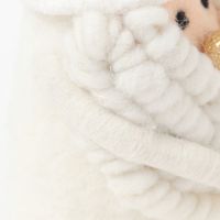 クリスマス　フェルトサンタ ホワイト LAKOLE/ラコレ