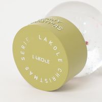 クリスマス　スノードーム(L) サンタ LAKOLE/ラコレ