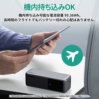 AUKEY モバイルバッテリー 27600mAh PD対応 高出力140W PB-Y63-GY 1個