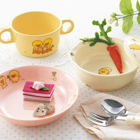 ひよこぐみ 11cm小鉢 ピンク 108×39mm J45HIP 1セット（1枚×5）メラミン食器 食洗機可 日本製 国際化工