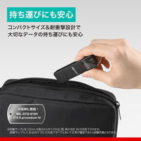 バッファロー USB3.2 TypeーC/Aスティック型SSD 500GB ブラック SSD-SD500U3-BA 1個