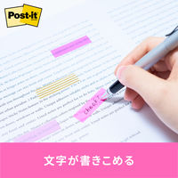 スリーエム(3M) ポストイット フィルムふせん 付箋 透明見出し 44mm×12mm マルチカラー7 1パック 688MC-7
