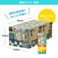 カゴメ 夏のフルーツこれ一本 パイン＆シトラスレモンブレンド 200ml 1セット（48本）