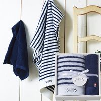 【ギフト包装】エム・エス・ティー　シップス　フェイス・ウォッシュタオルセット　210018054　1セット(2個)（直送品）