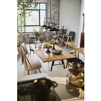 東谷 ROOM ESSENCE ダイニングベンチ 幅1060mm ブラウン CL-422BR 1台（直送品）