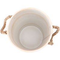 不二貿易 ブリキスツール 幅270×奥行270×高さ415mm アイボリー 26165 1個（直送品）