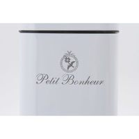 不二貿易 ペディボヌール ダストボックス5L ホワイト 72791 1個