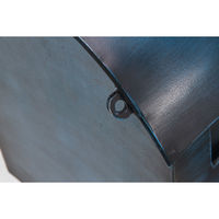 不二貿易 メールボックス ローズ横型 ブルー 96760 1台