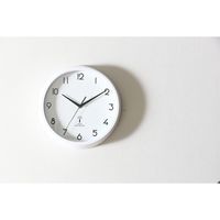 不二貿易 電波掛時計 カペラ Φ27cm WH(27268) 99275 1個