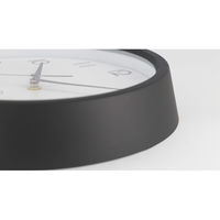 不二貿易 電波掛時計 カペラ Φ27cm BK(27269) 99290 1個