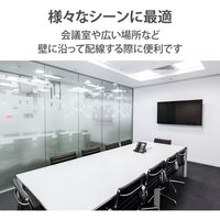 HDMI光ファイバーケーブル 100m 長尺 HDMI-HDMI ブラック DH-HDLOB100BK エレコム 1個（直送品）