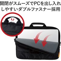パソコンケース PCバッグ ハンドル付 前面ポケット 11.6inch ブラック BM-IBH11RBK エレコム 1個（直送品）