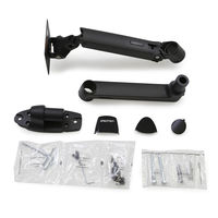 エルゴトロン LX ウォールマウント モニターアーム ブラック 34インチ(3.2～11.3kg)まで VESA規格対応 45-243-224