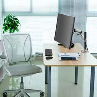 エルゴトロン LX モニターアーム 長身ポール シルバー 34インチ(3.2～11.3kg)まで VESA規格対応 45-295-026 1台